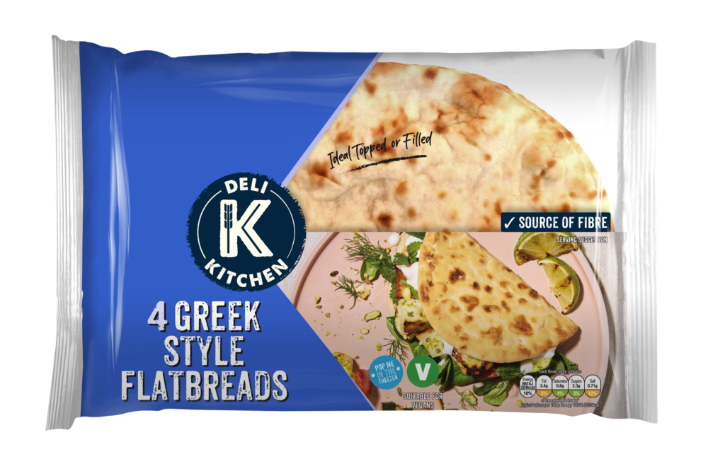 4 Greek Style Flatbreads - Deli Kitchen